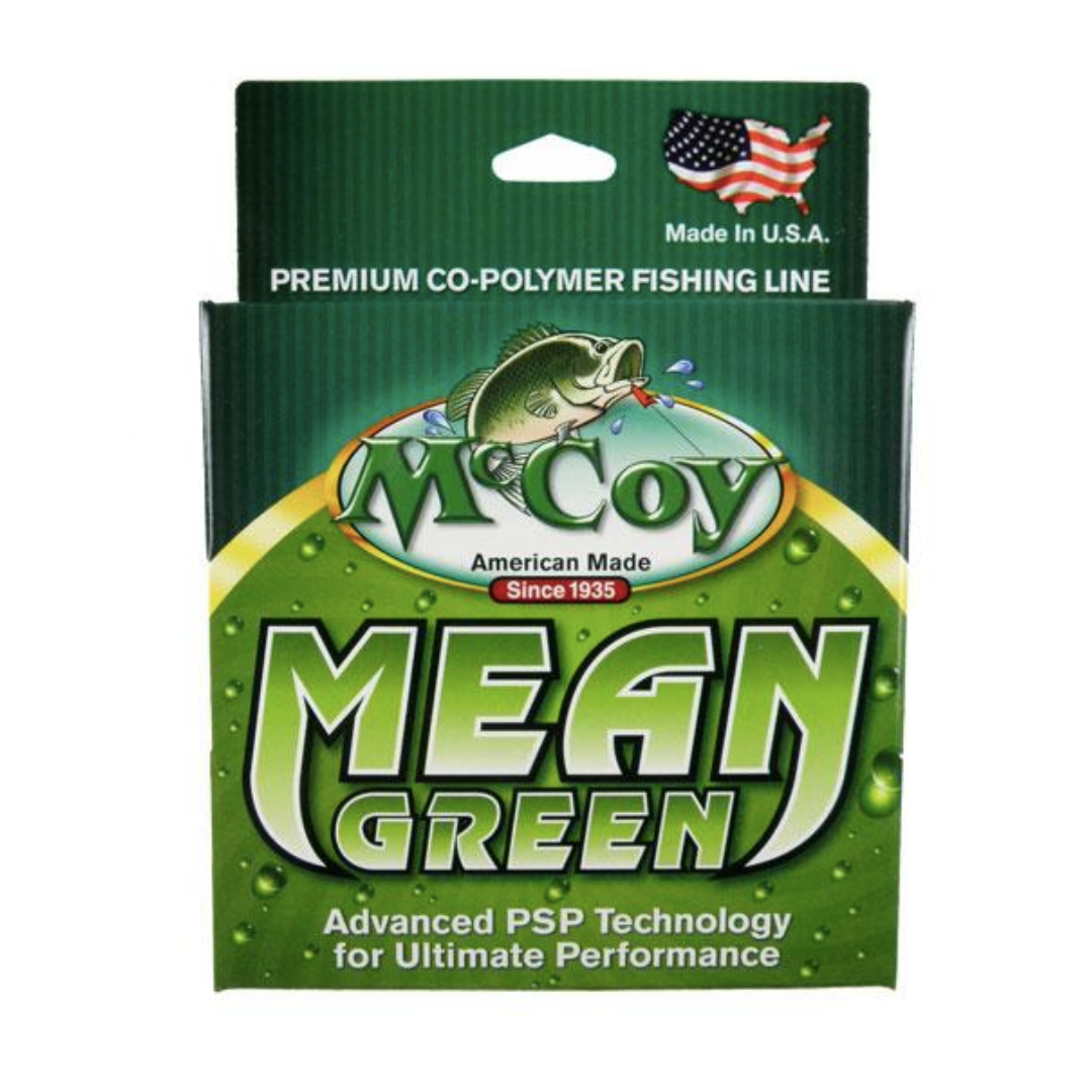 McCoy, Mc Coy Mean Green Monofilament Fishing Line